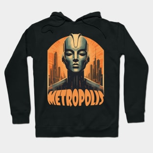 Metropolis retro poster Hoodie